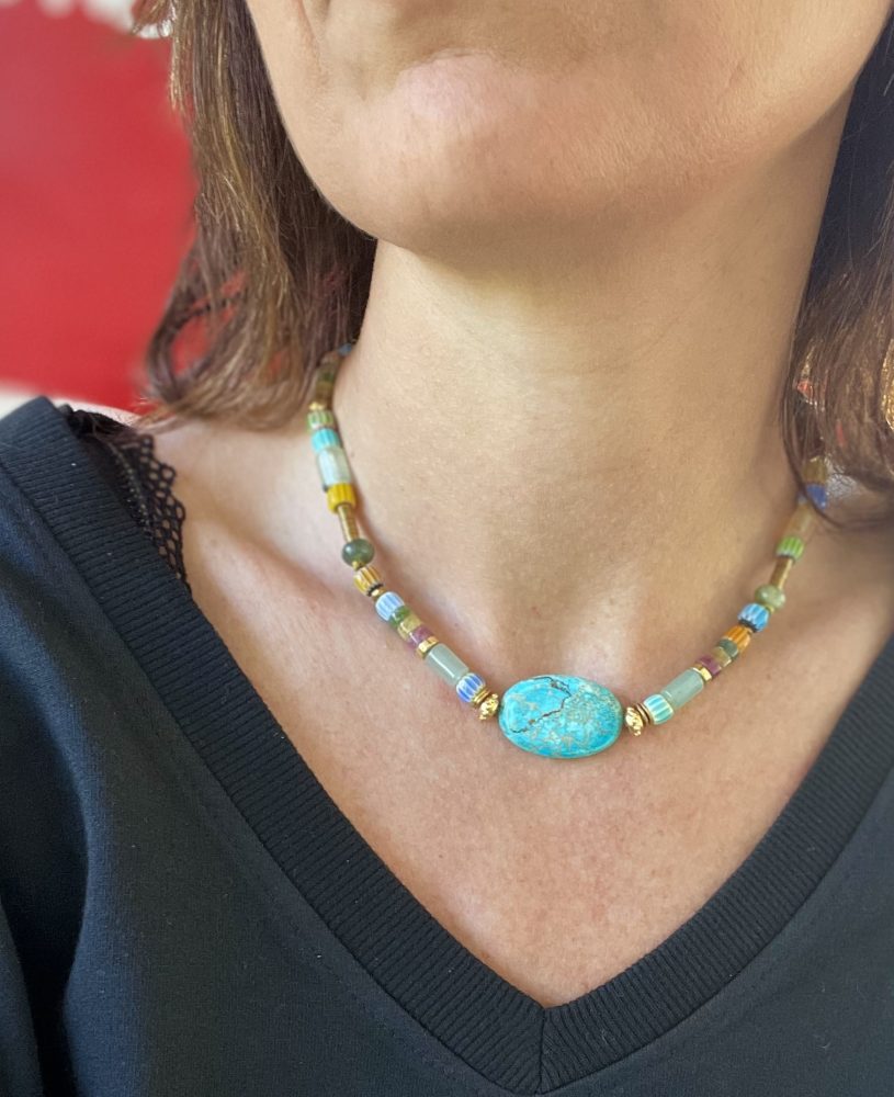 Collier turquoise