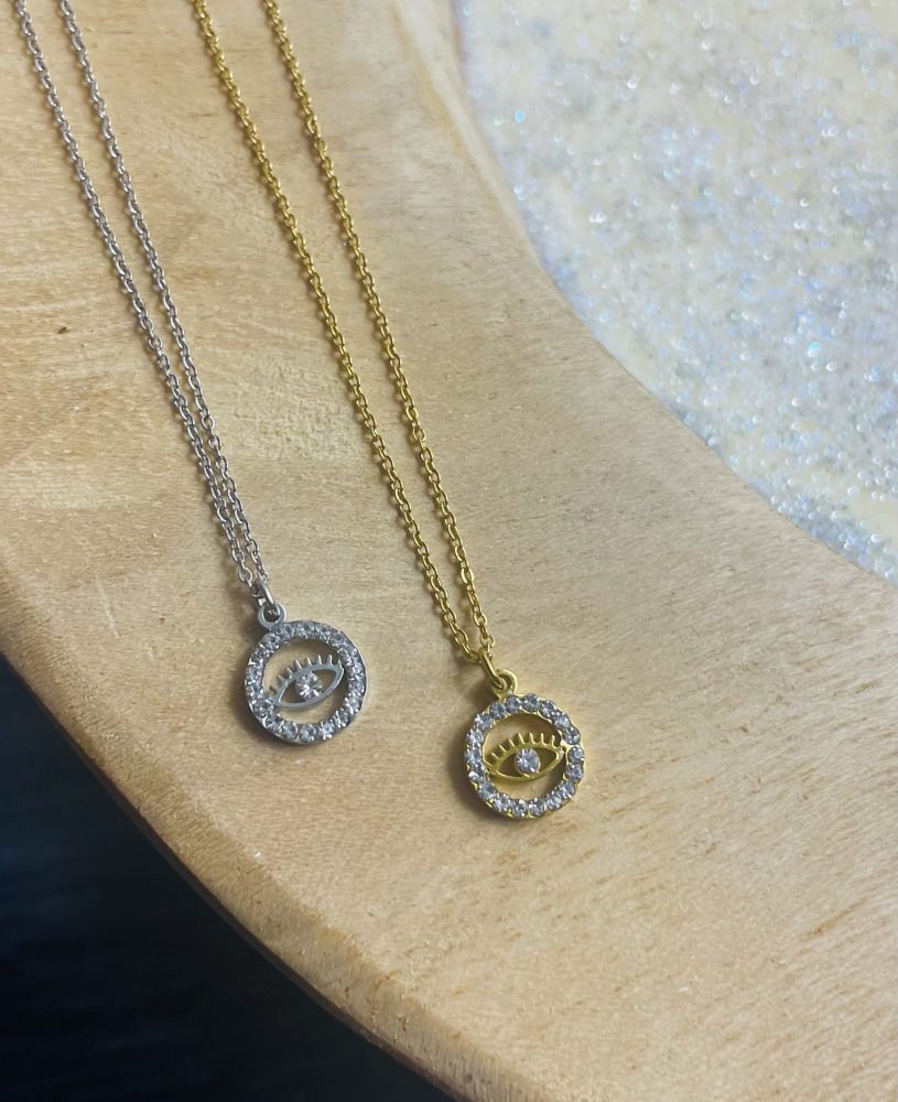 Collier œil précieux